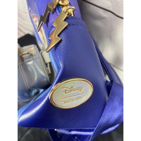 Loungefly Disney Hercules Muses Clouds Mini Backpack and Crossbody Bag Set NWOT - Picture 8 of 10